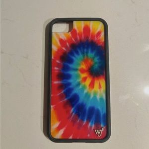 Wildflower Tie Dye Rainbow Iphone case iphone 8